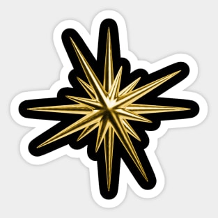 Golden Star Sticker